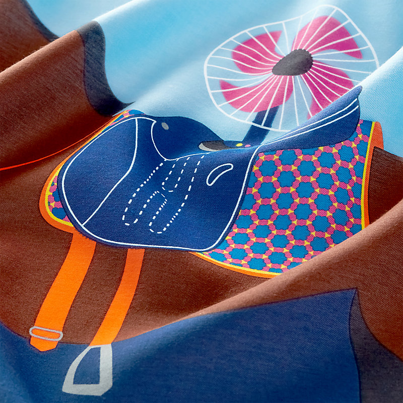 Surfing Fan scarf 65 | Hermès Canada